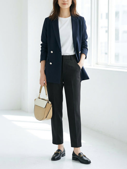 ダブルクロス・テーパードパンツ