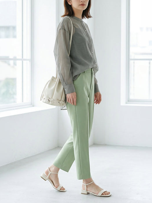 ダブルクロス・テーパードパンツ