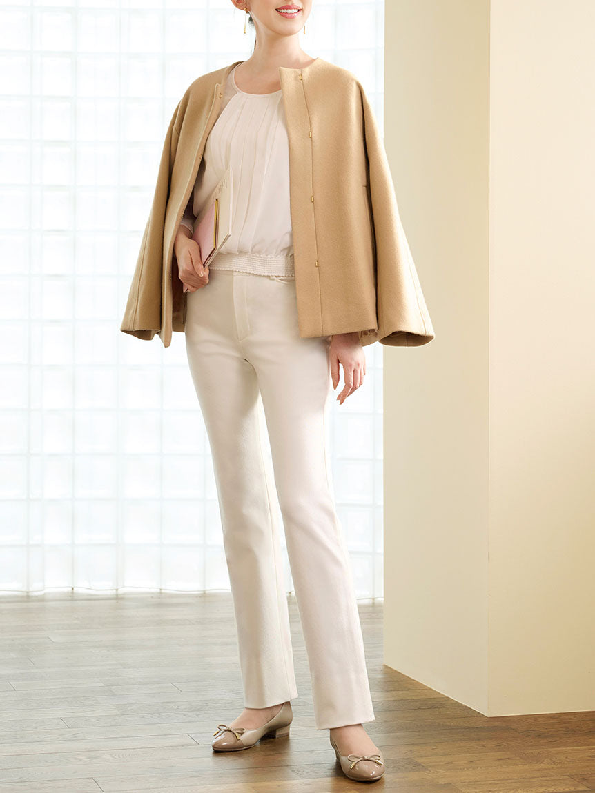 ミルキーダブルウォーム・ストレートパンツ — B-THREE（ビースリー