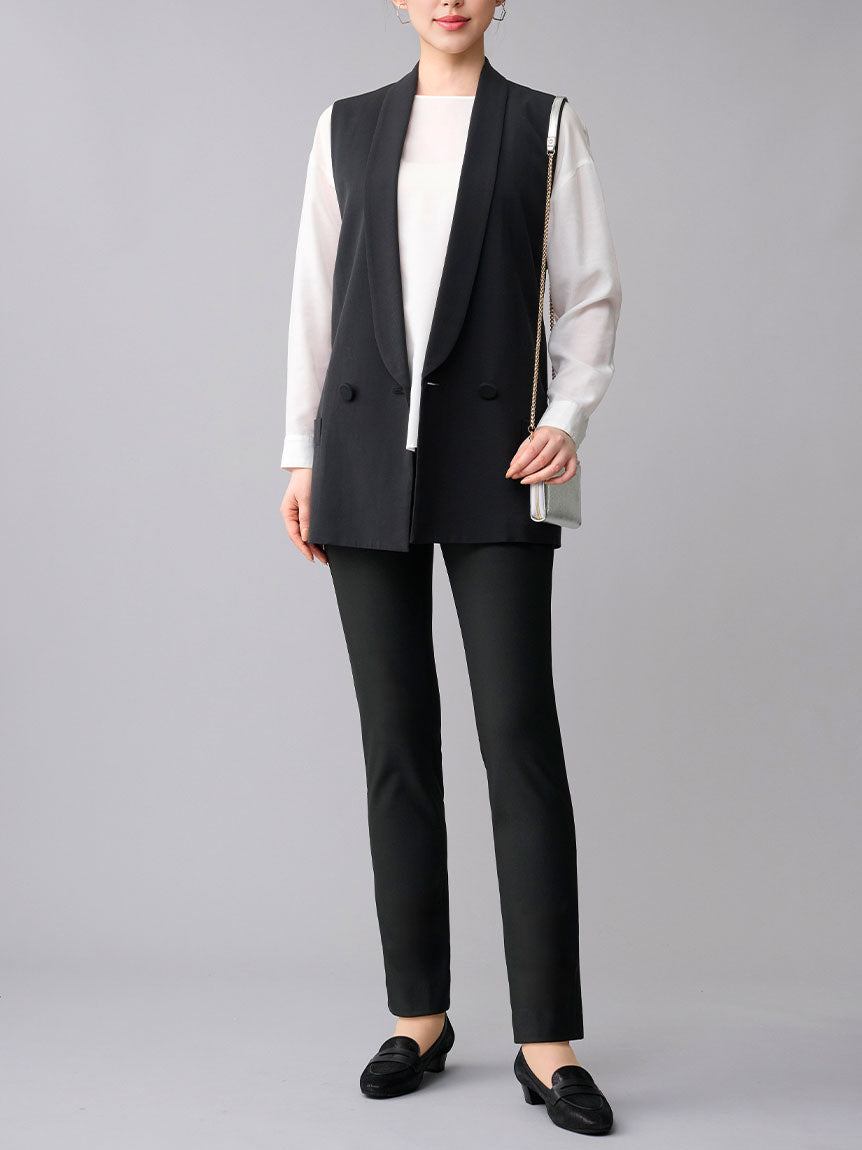 新品　ビースリーパンツ　36 ブラック B-Three 新品同様/ビースリー B3 美脚ストレッチパンツ 魔法の