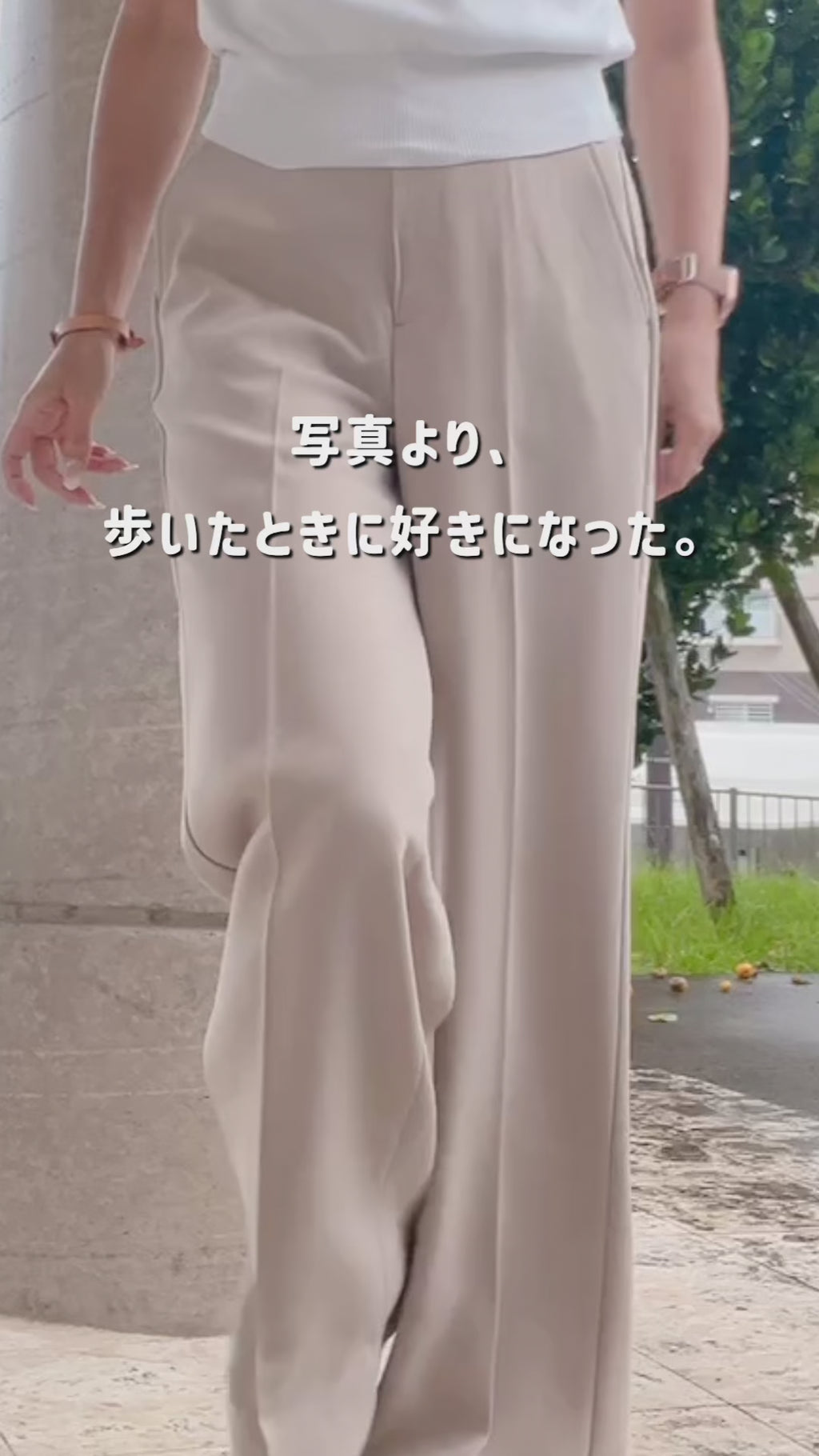 インフルエンサーコラボ動画
着用カラー:　#32 ベージュ